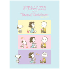 Japan Peanuts B6 Planner Monthly Schedule Book - 2025 / Snoopy Light Blue Comic