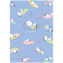 Japan Peanuts A6 Planner Monthly Schedule Book - 2025 / Snoopy Blue Sleep