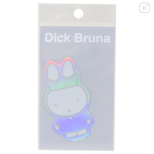 Japan Miffy Vinyl Sticker - Hologram / Crown - 1