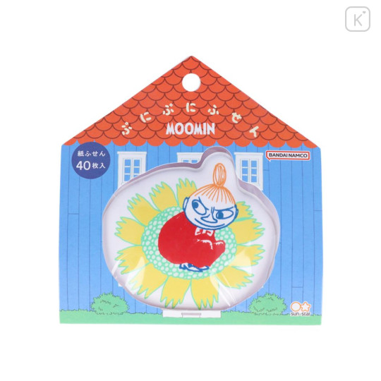 Japan Moomin Sticky Notes - Little My / Die-cut Sunflower - 1