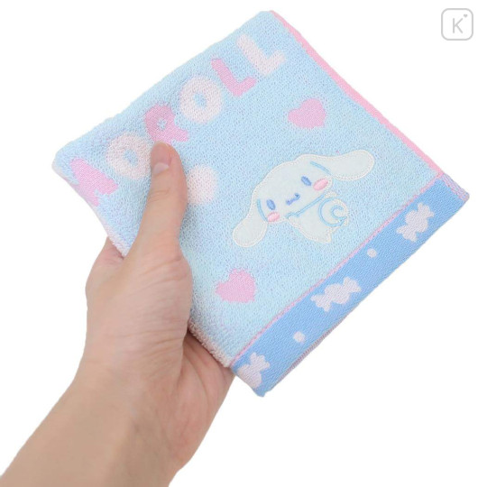 Japan Sanrio Jacquard Towel Handkerchief - Cinnamoroll / Candy - 3