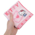 Japan Sanrio Jacquard Towel Handkerchief - Hello Kitty / Apple - 3