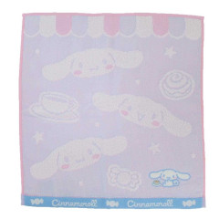 Japan Sanrio Jacquard Towel Wash Towel - Cinnamoroll / Happy