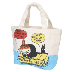 Japan Moomin Canvas Mini Tote Bag - Little My / Think