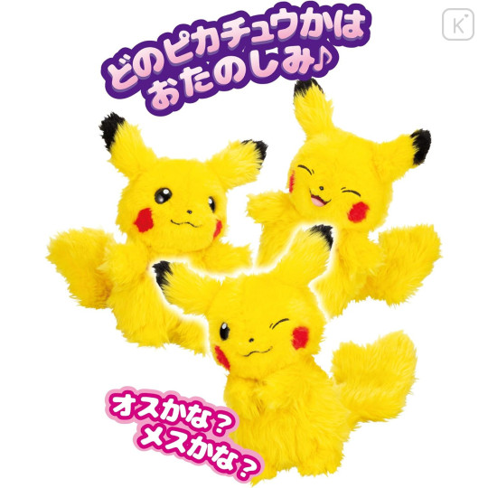 Japan Pokemon Sega Who are You Plush - Pikachu / Blind Box - 4