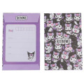 Japan Sanrio Stationery Letter Set - Kuromi / Expression - 3