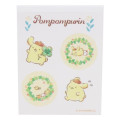 Japan Sanrio Stationery Letter Set - Pompompurin / Garden B - 4