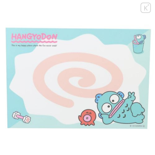 Japan Sanrio A6 Notepad - Hangyodon / Room - 5