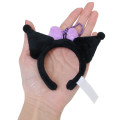 Japan Sanrio Miniature Keychain - Kuromi : Headband - 2