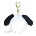 Japan Sanrio Miniature Keychain - Pochacco / Headband - 1