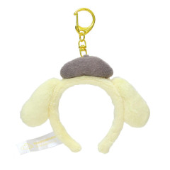 Japan Sanrio Miniature Keychain - Pompompurin / Headband