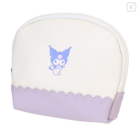 Japan Sanrio Cosmetic Pouch - Kuromi / Light Purple - 1