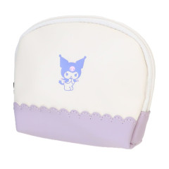 Japan Sanrio Cosmetic Pouch - Kuromi / Light Purple