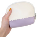 Japan Sanrio Cosmetic Pouch - Kuromi / Light Purple - 2