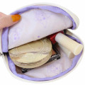 Japan Sanrio Cosmetic Pouch - Kuromi / Light Purple - 3