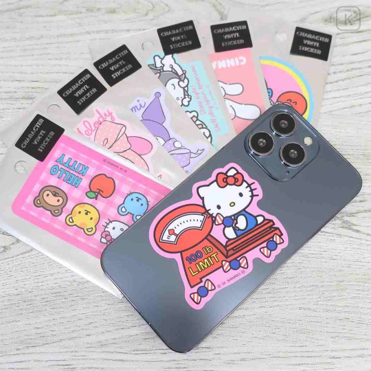 Japan Sanrio Vinyl Sticker - Kuromi & My Melody / Sleep Tight - 2