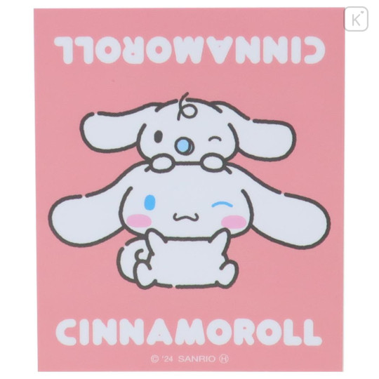 Japan Sanrio Vinyl Sticker - Cinnamoroll & Milk / Pink - 1