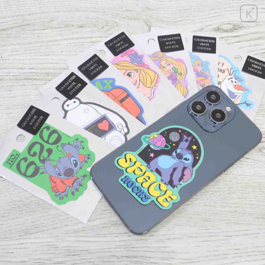 Japan Disney Vinyl Sticker - Stitch / Space Dance - 2