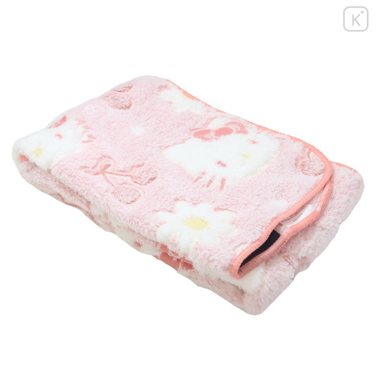 Japan Sanrio Microfiber Face Towel - Hello Kitty / Flower - 3