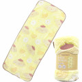 Japan Sanrio Microfiber Face Towel - Pompompurin / Flower - 1