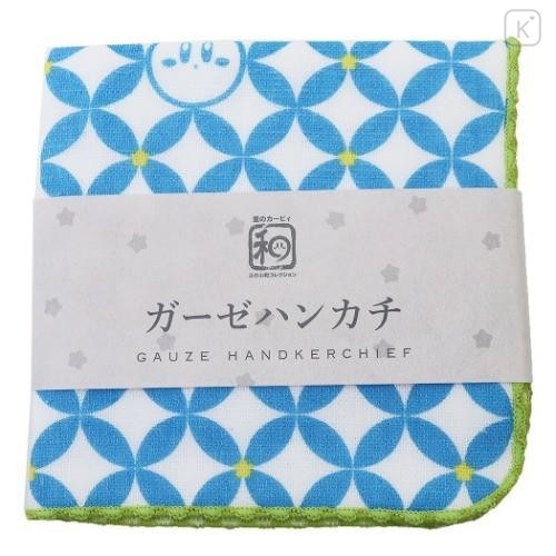 Japan Kirby of the Stars Mini Towel Handkerchief - Japanese Blue - 4