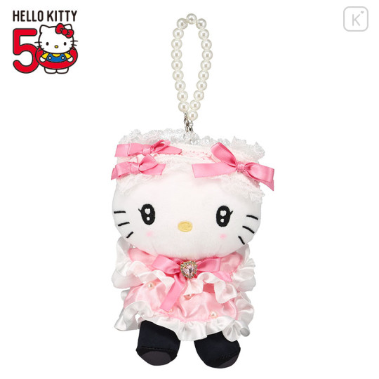 Japan Sanrio Mascot Holder - Hello Kitty 50th Anniversary : Quilt - 1