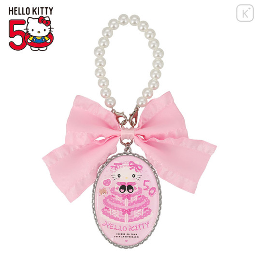 Japan Sanrio Bag Charm - Hello Kitty 50th Anniversary / Quilt - 1