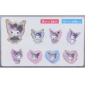 Japan Sanrio Die-cut Flake Seal Sticker Pack - Kuromi / Lolita - 2