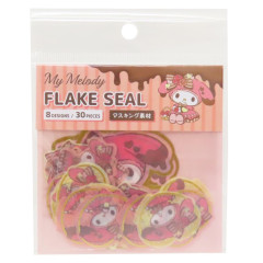 Japan Sanrio Die-cut Flake Seal Sticker Pack - My Melody / Chocolate Lady