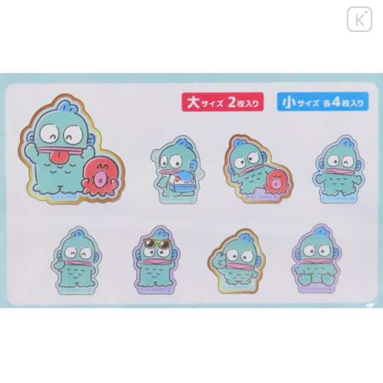 Japan Sanrio Die-cut Flake Seal Sticker Pack - Hangyodon & Octopus - 2