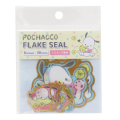 Japan Sanrio Die-cut Flake Seal Sticker Pack - Pochacco & Chick