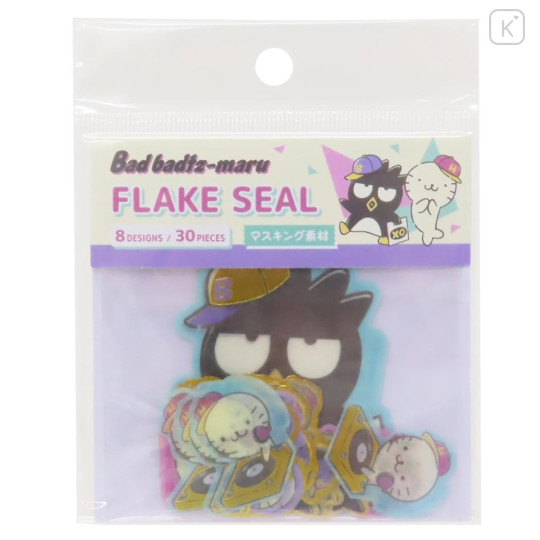 Japan Sanrio Die-cut Flake Seal Sticker Pack - Bad Badtz-maru - 1