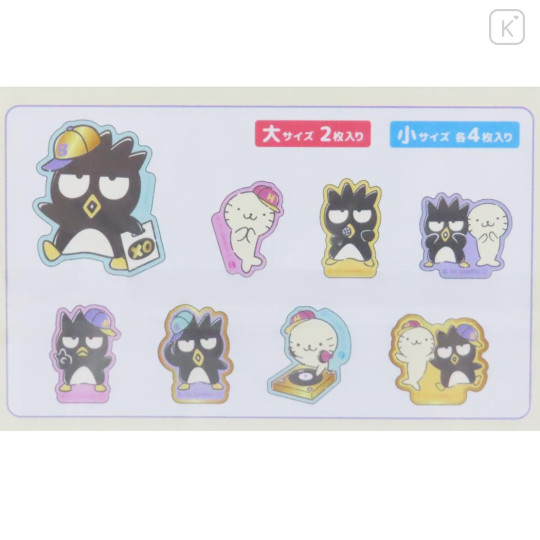 Japan Sanrio Die-cut Flake Seal Sticker Pack - Bad Badtz-maru - 2