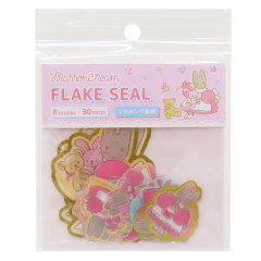 Japan Sanrio Die-cut Flake Seal Sticker Pack - Marroncream