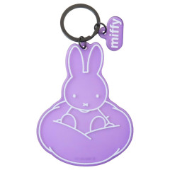 Japan Miffy Acrylic Keychain - Miffy / Purple