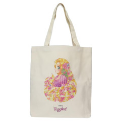 Japan Disney Canvas Tote Bag - Princess Rapunzel / Japan Girl Comic