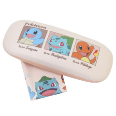 Japan Pokemon Glasses Case - Charmander & Squirtle & Bulbasaur