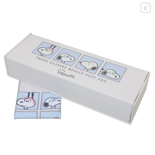 Japan Peanuts Glasses Case - Snoopy / White - 1