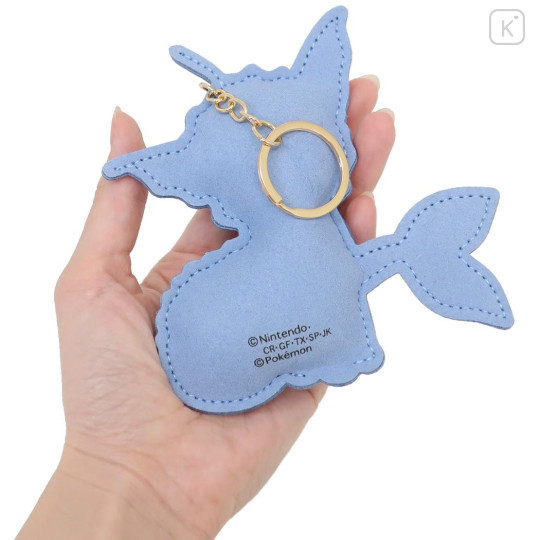 Japan Pokemon Glitter Deco Key Holder - Vaporeon Eevee Evolution - 2