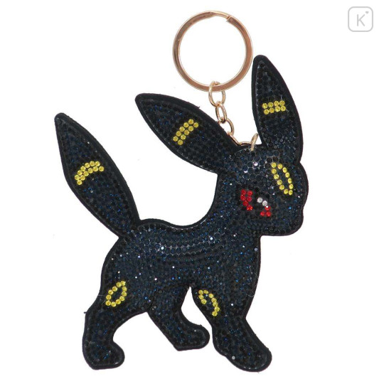 Japan Pokemon Glitter Deco Key Holder - Umbreon Eevee Evolution - 1