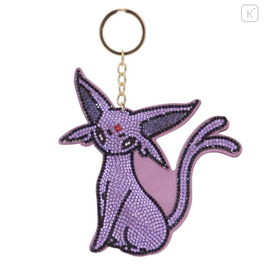 Japan Pokemon Glitter Deco Key Holder - Espeon Eevee Evolution - 1