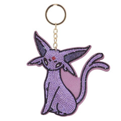 Japan Pokemon Glitter Deco Key Holder - Espeon Eevee Evolution