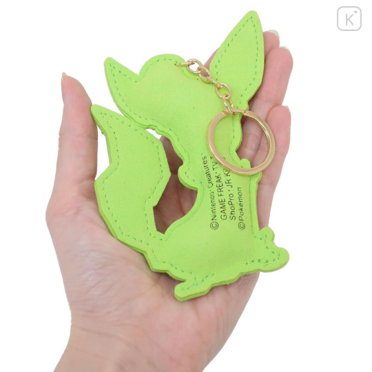 Japan Pokemon Glitter Deco Key Holder - Leafeon Eevee Evolution - 2