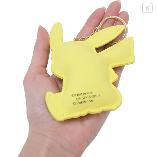 Japan Pokemon Glitter Deco Key Holder - Pikachu - 2