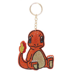 Japan Pokemon Glitter Deco Key Holder - Charmander