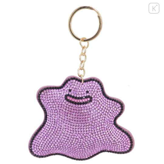 Japan Pokemon Glitter Deco Key Holder - Ditto - 1