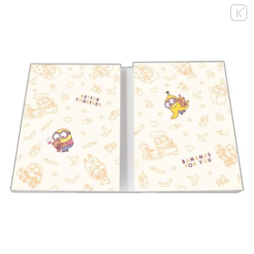 Japan Despicable Me Memo Pad - Minions Bob & Bear Tim / Super Chill - 6