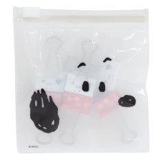 Japan Peanuts Binder Clip 6pcs Set - Snoopy