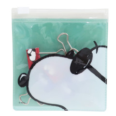 Japan Peanuts Binder Clip 6pcs Set - Snoopy / Joe Cool