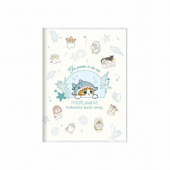 Japan Mofusand A6 Planner Monthly Schedule Book - 2025 / Cat Whale Shark